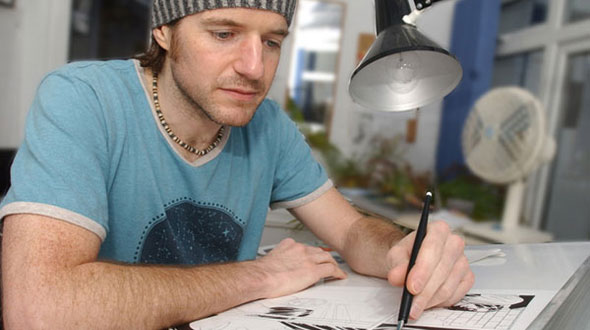 Charlie Adlard, desenhista de The Walking Dead