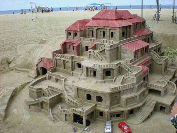 21 castelos de areias impressionantes