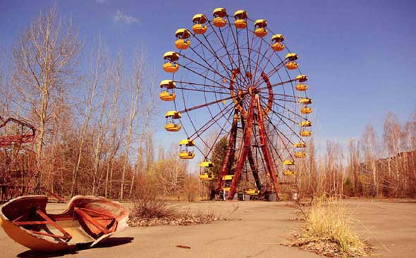 Imagens de chernobil, 25 anos após o acidente nuclear