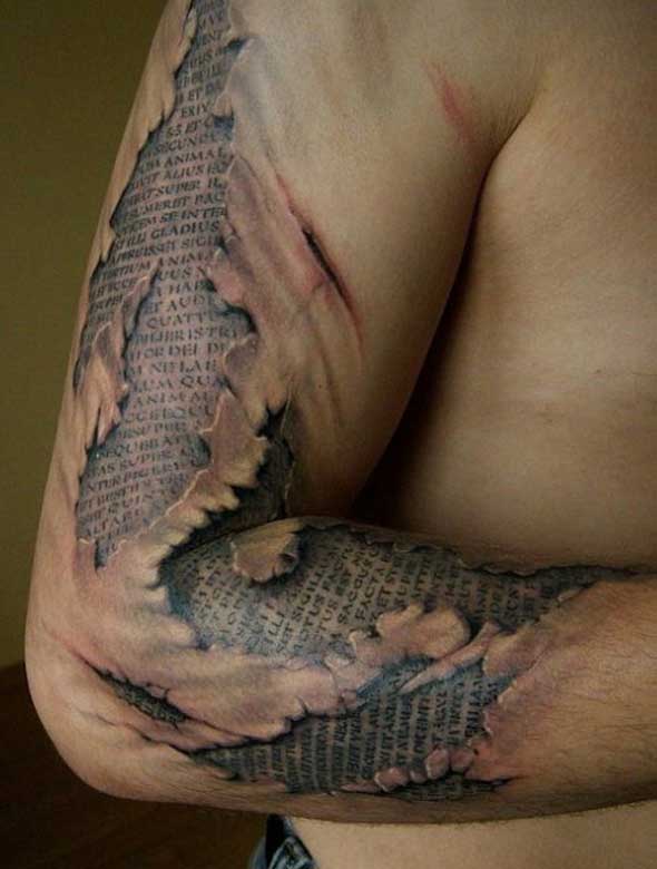 Tatuagens ultra realísticas impressionantes