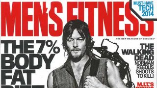 Norman reedus mens fitness cover