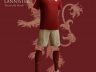 Game of thrones uniformes de futebol lannister