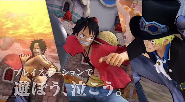 One piece pirate warriors 3 comercial ace luffy sabo