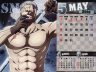 One piece body calendar 2016 calendário maio smoker