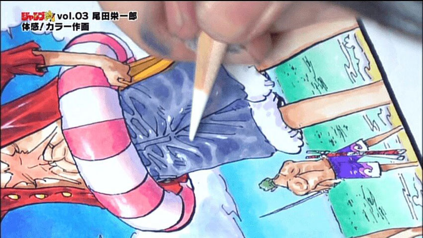 One-piece-eiichiro-oda-desenhando-drawing-2