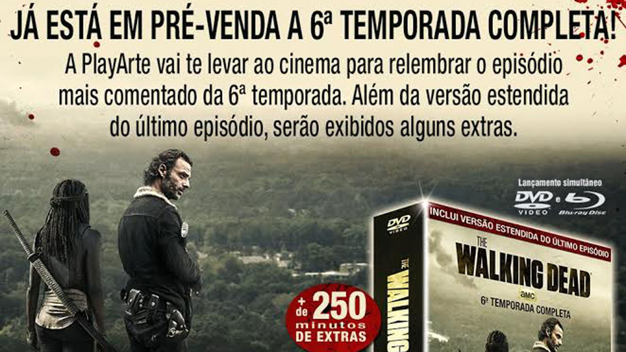 The walking dead 6 temporada cinemas playarte capa