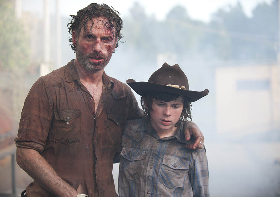 Elenco de The Walking Dead imita a forma que Rick chama pelo Carl!