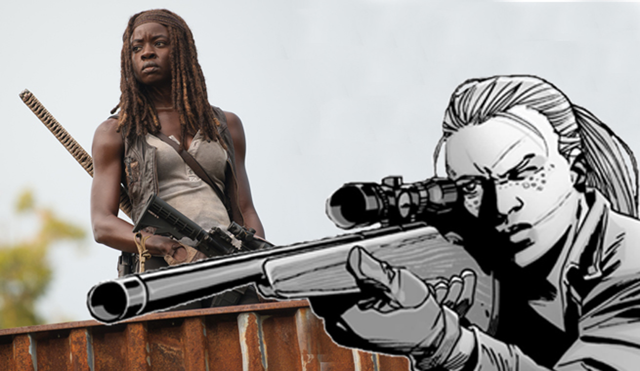 The Walking Dead 7ª Temporada | Michonne ocupará o lugar de Andrea como atiradora?