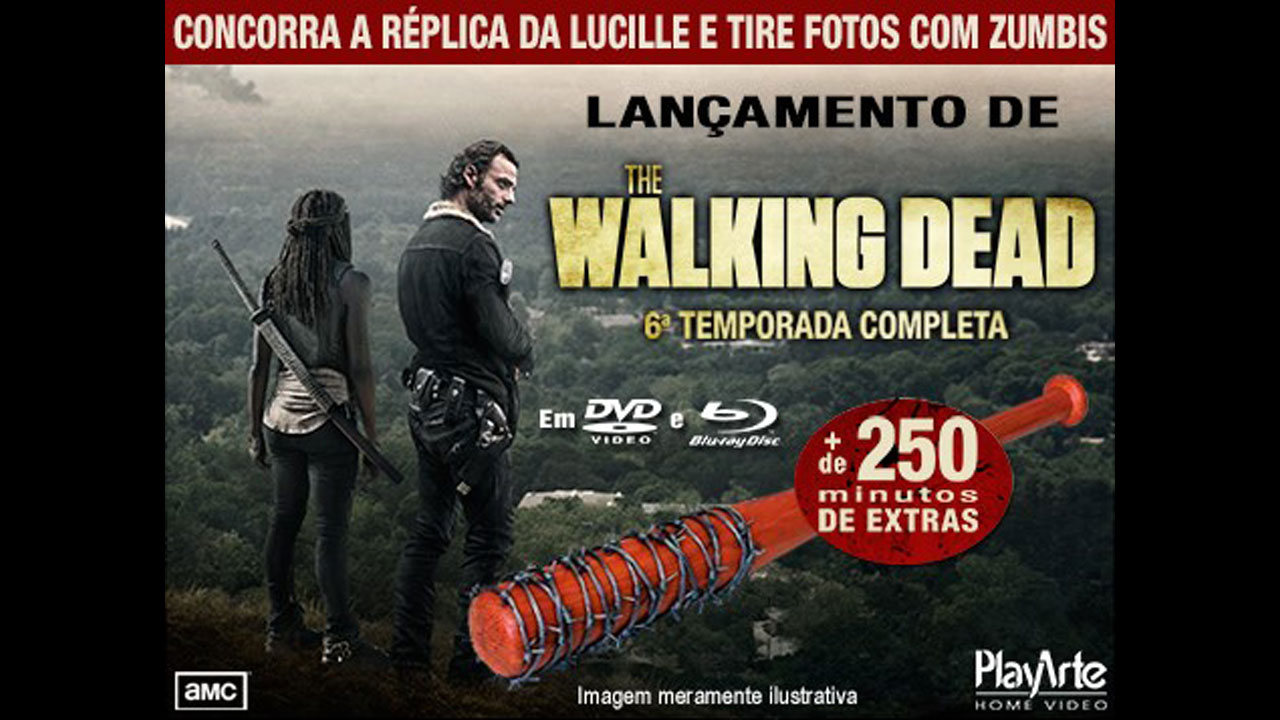 The walking dead 6 temporada playarte livraria cultura lucille