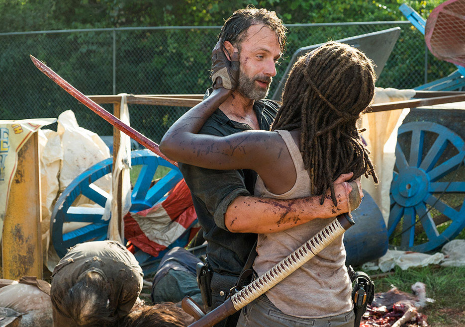 The Walking Dead 7ª Temporada | Andrew Lincoln comenta a profundidade da relação de Rick e Michonne
