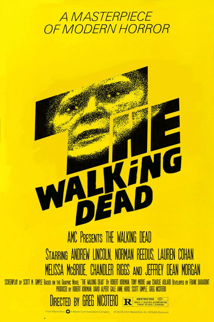 The walking dead 8 temporada poster parodia 13 o iliminado