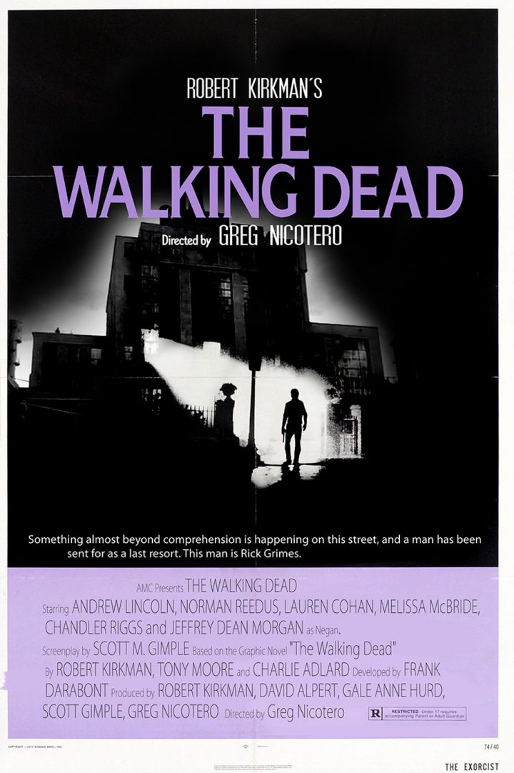 The walking dead 8 temporada poster parodia 4 exorcista