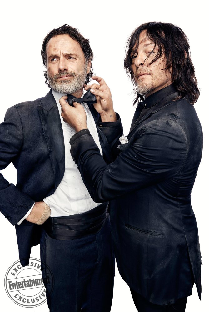 The walking dead twd 100 ew 2 andrew lincoln norman reedus