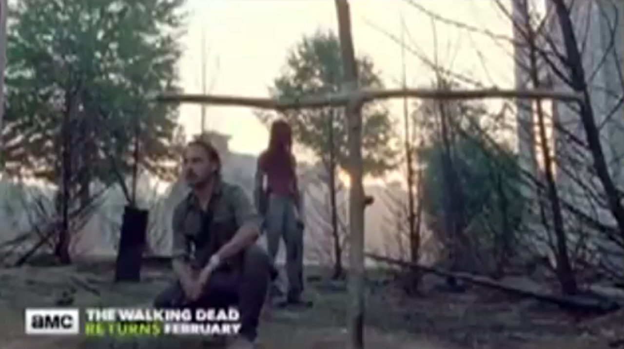 The Walking Dead 8ª Temporada | Rick aparece SEPULTANDO Carl em Vídeo do 9º episódio