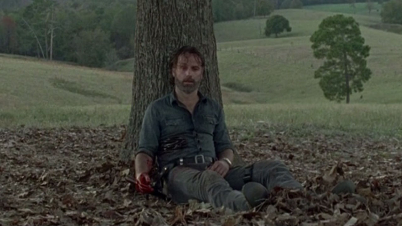 The Walking Dead 8ª Temporada | O que significa a cena de Rick FERIDO em uma árvore no final do 9º episódio?