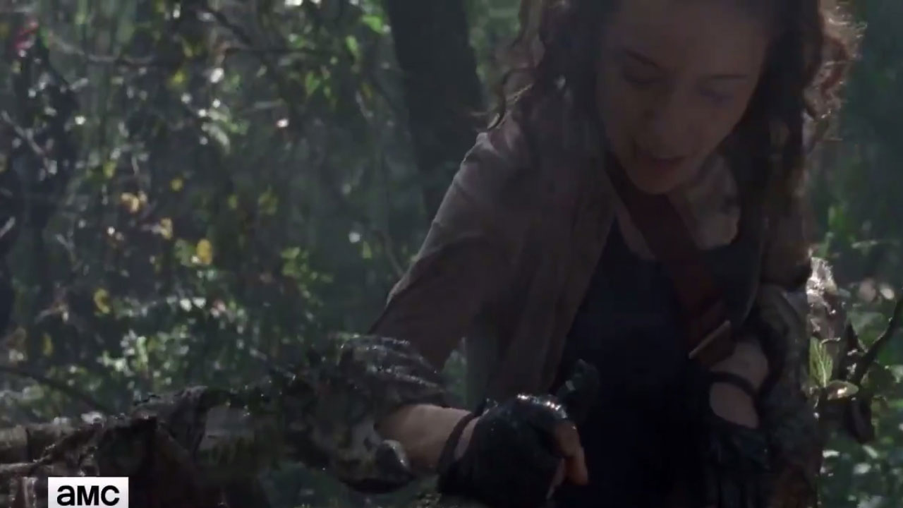 The Walking Dead 8ª Temporada | Rosita enfrenta zumbi em vídeo promocional do 9º episódio