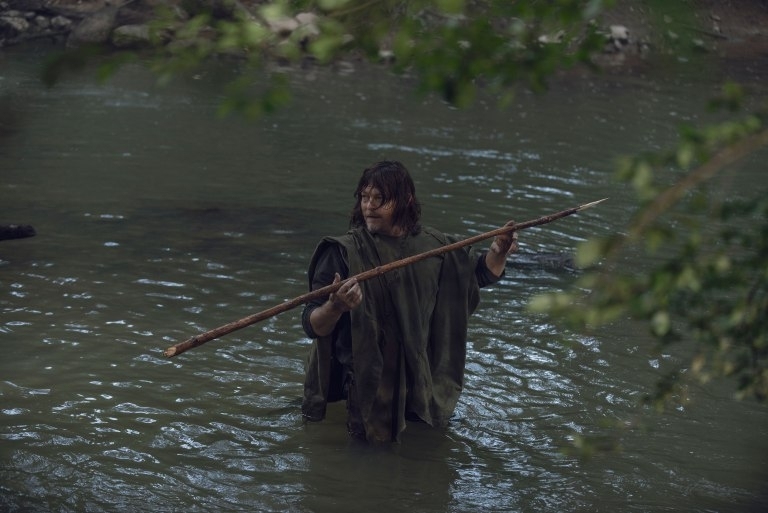 Daryl Dixon, no 6º episódio da 9ª temporada de The Walking Dead.
