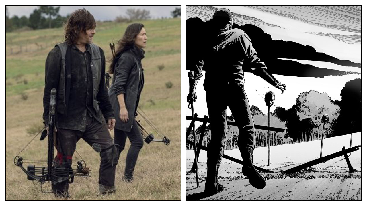 The Walking Dead 9ª Temporada | Nova Imagem do 15º Episódio Indica que Daryl Estaria Olhando para as ESTACAS!