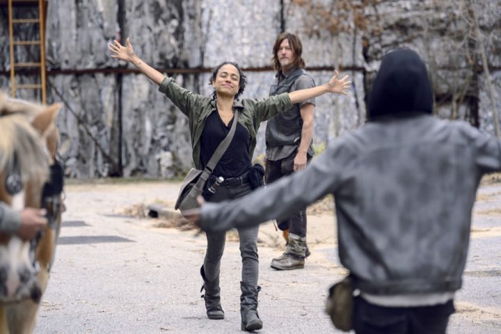 The walking dead s09e15 imagem extra 16 connie daryl kelly