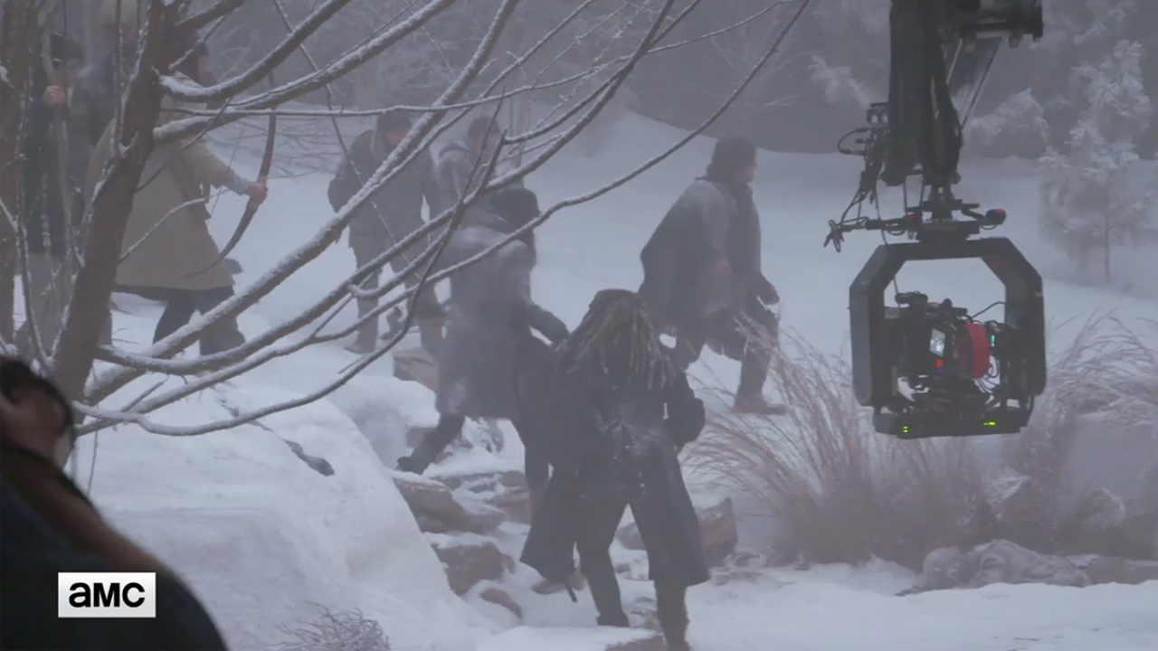 Bastidores The Walking Dead | Veja como Gravaram as Cenas na Neve no 16º Episódio da 9ª Temporada!