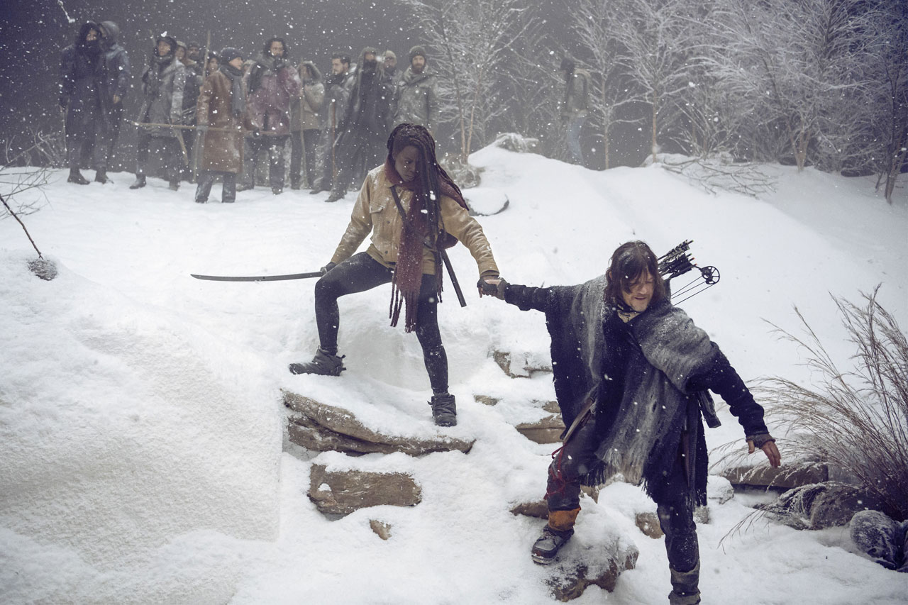 The Walking Dead 9ª Temporada | Como os Sussurradores Sobreviveram à Nevasca no Último Episódio?