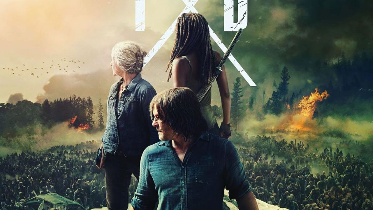 The Walking Dead divulga novo pôster incrível de Daryl, Carol e Michonne contra o Oceano dos Mortos!