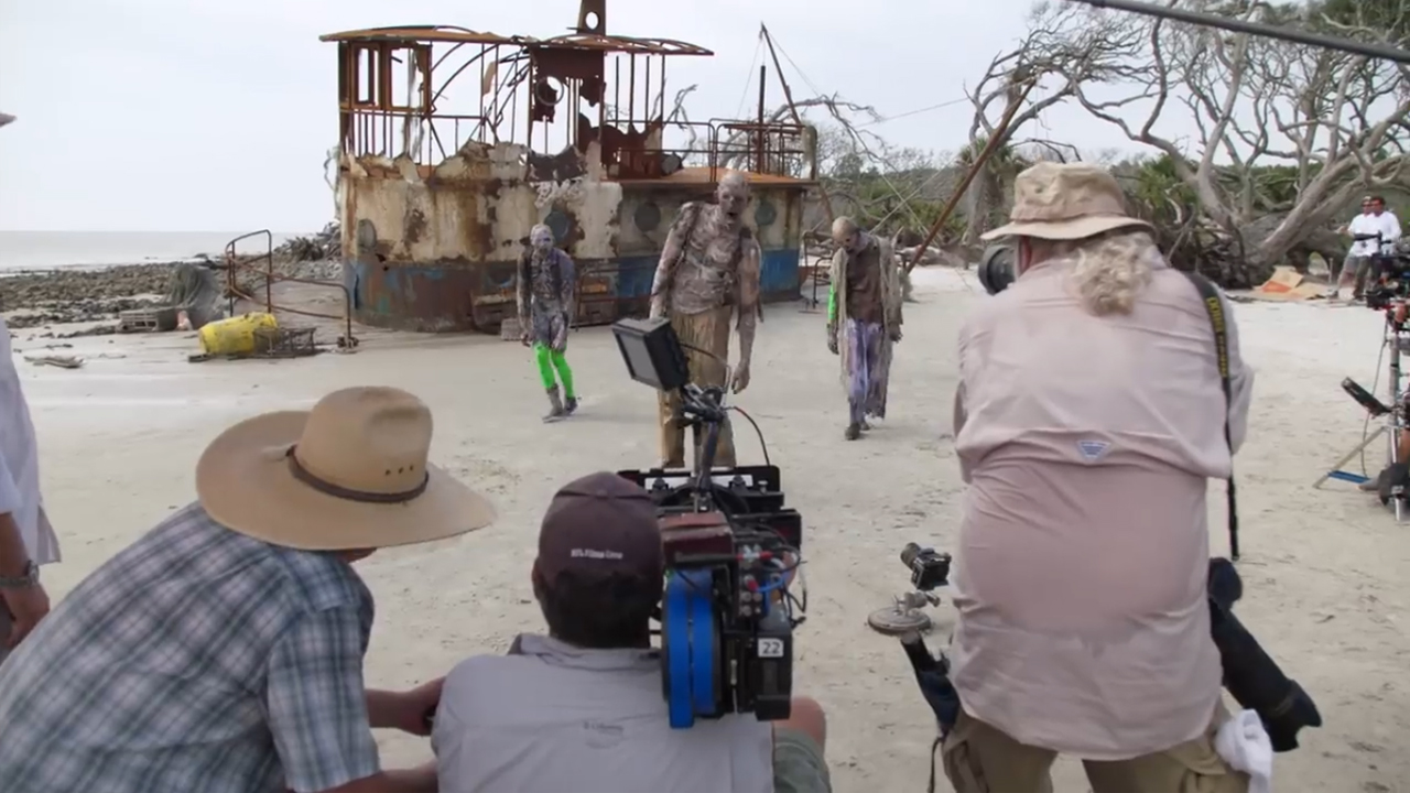 Bastidores The Walking Dead | Veja como Gravaram o Treinamento na Praia no 1º Episódio da 10ª Temporada!