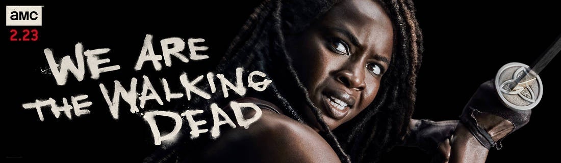 The walking dead 10 temporada poster we are 03 michonne
