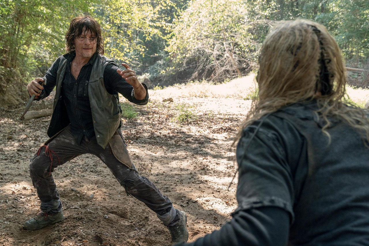 Norman Reedus e produtora de The Walking Dead falam sobre a luta de Daryl e Alpha