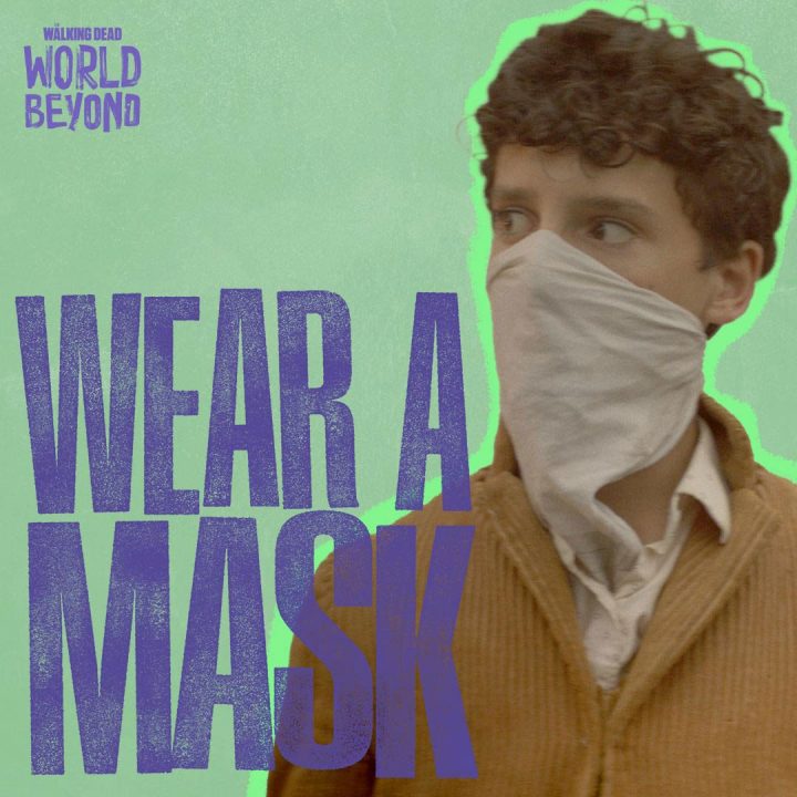 The walking dead campanha wear a mask 06