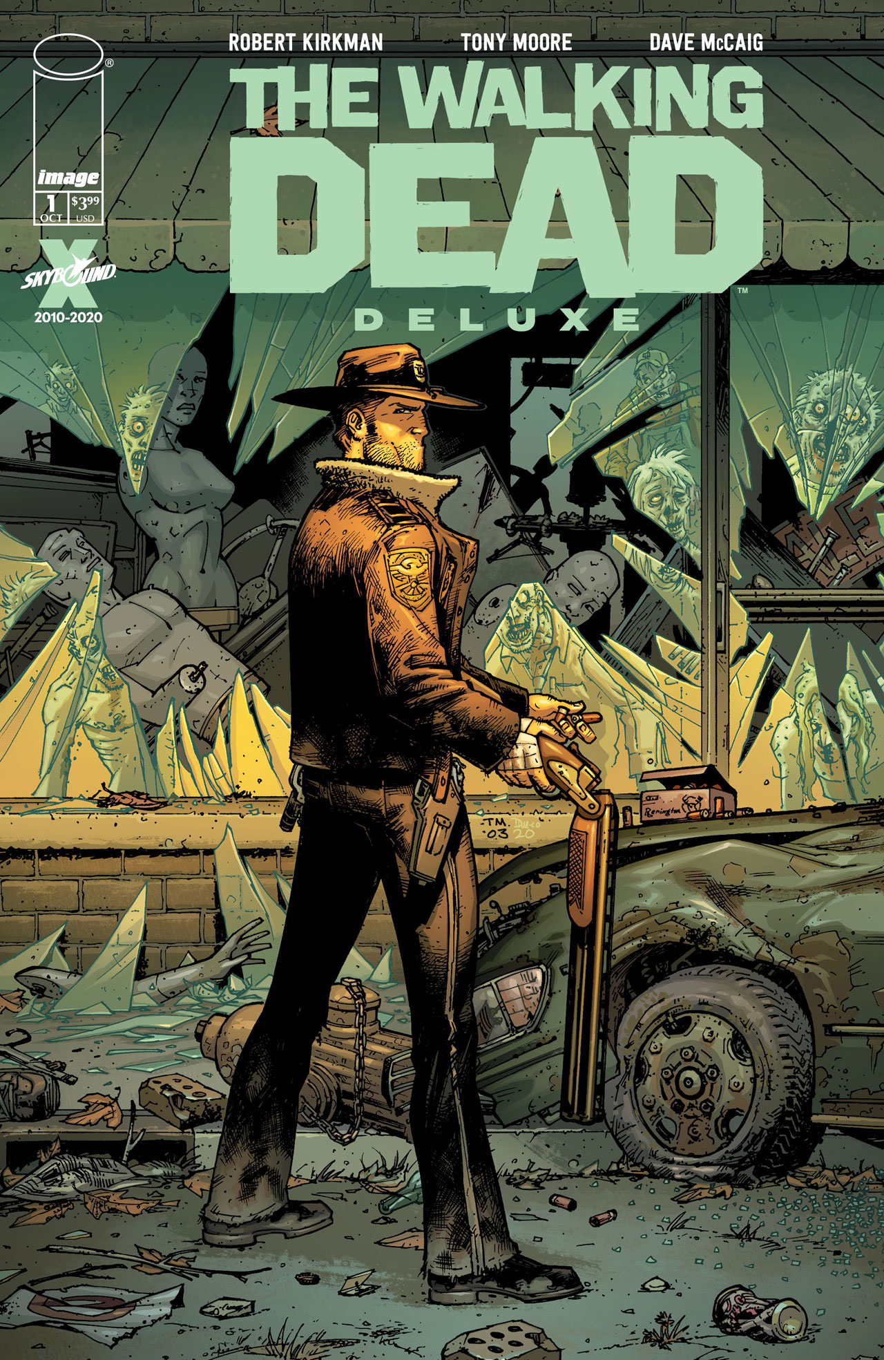 The walking dead deluxe edition hq edicao 001 capa
