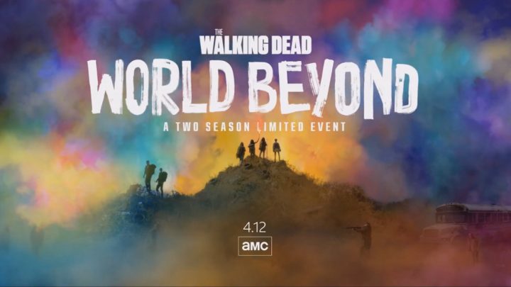 The walking dead world beyond video promocional postcover