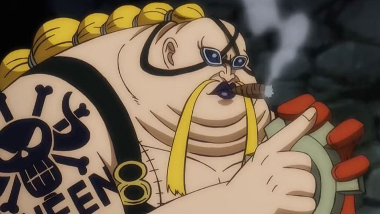 Queen, subordinado de Kaido, em One Piece.