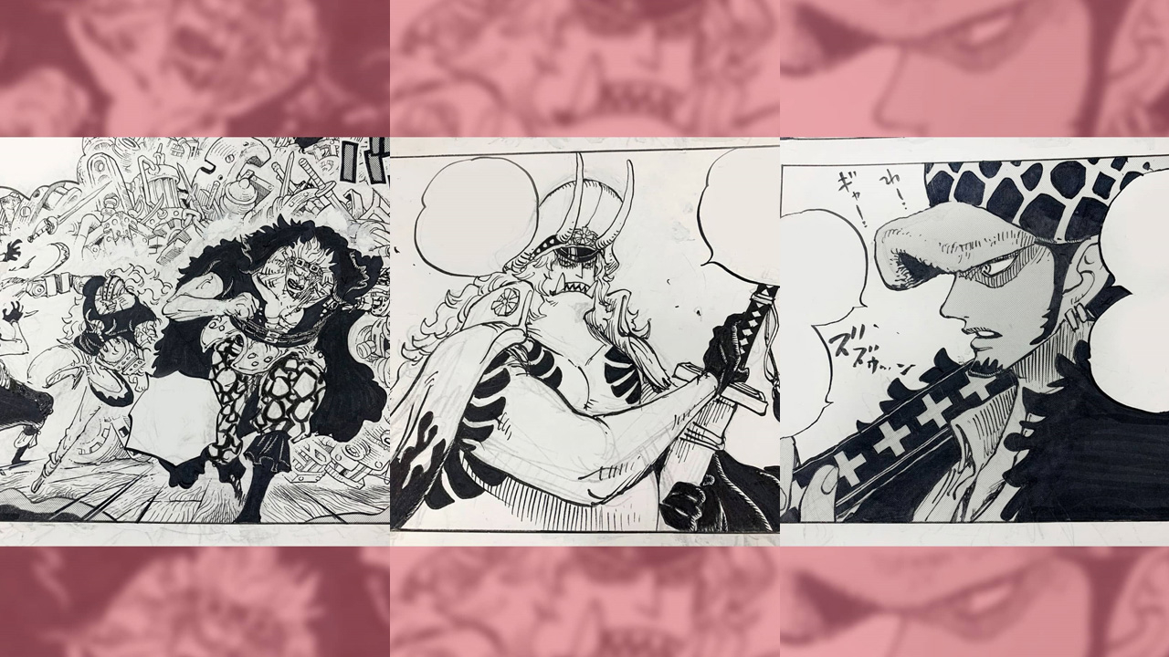 One Piece | Eiichiro Oda revela os esboços do capítulo 996 do mangá