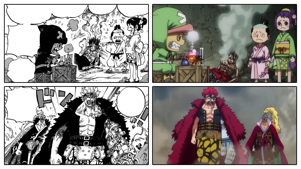 One Piece | Comparação Anime x Mangá do episódio 950