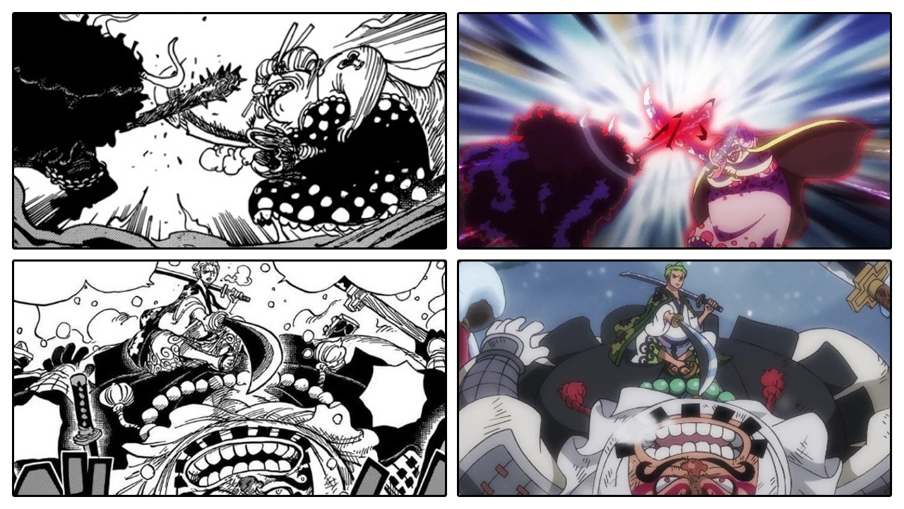 One Piece | Comparação Anime x Mangá do episódio 952