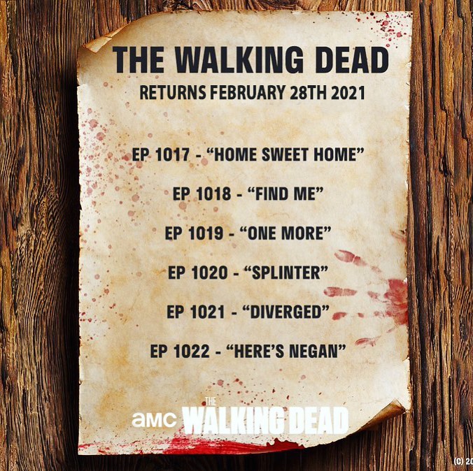 The walking dead 10 temporada episodios extras titulos