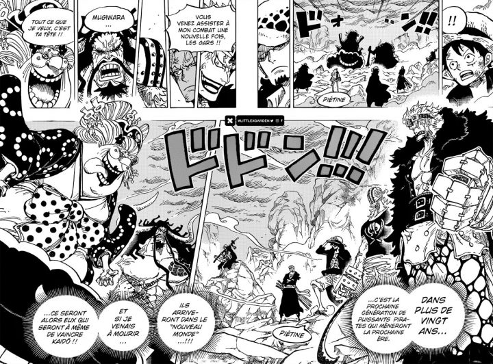One piece manga 1000 spoiler onigashima