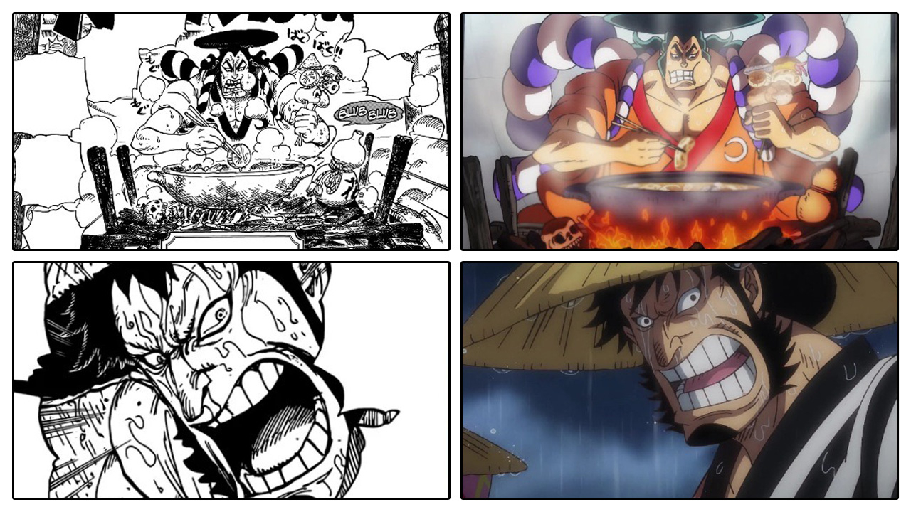 One Piece | Comparação Anime x Mangá do episódio 960