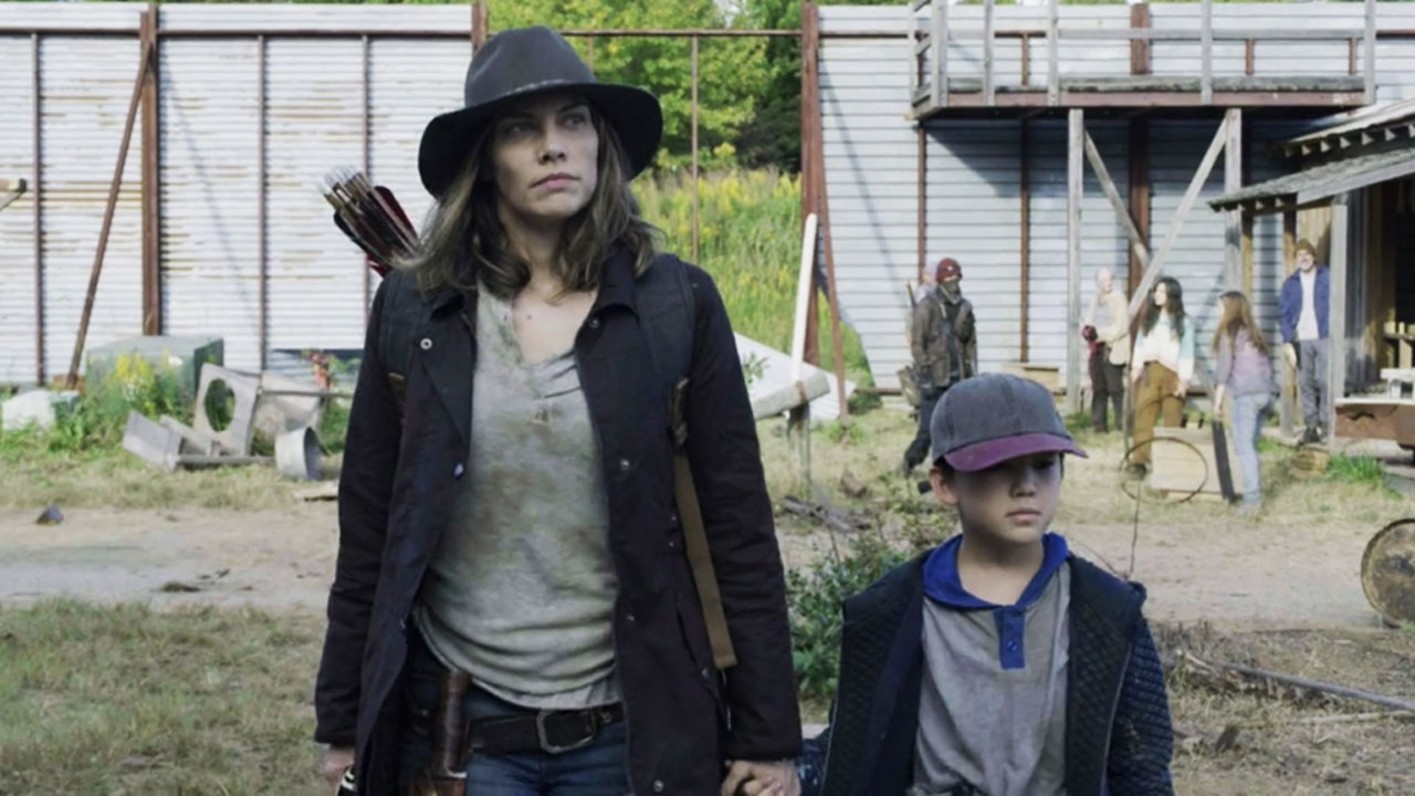 Maggie e Hershel em Alexandria no 17º episódio da 10ª temporada de The Walking Dead (S10E17 - 