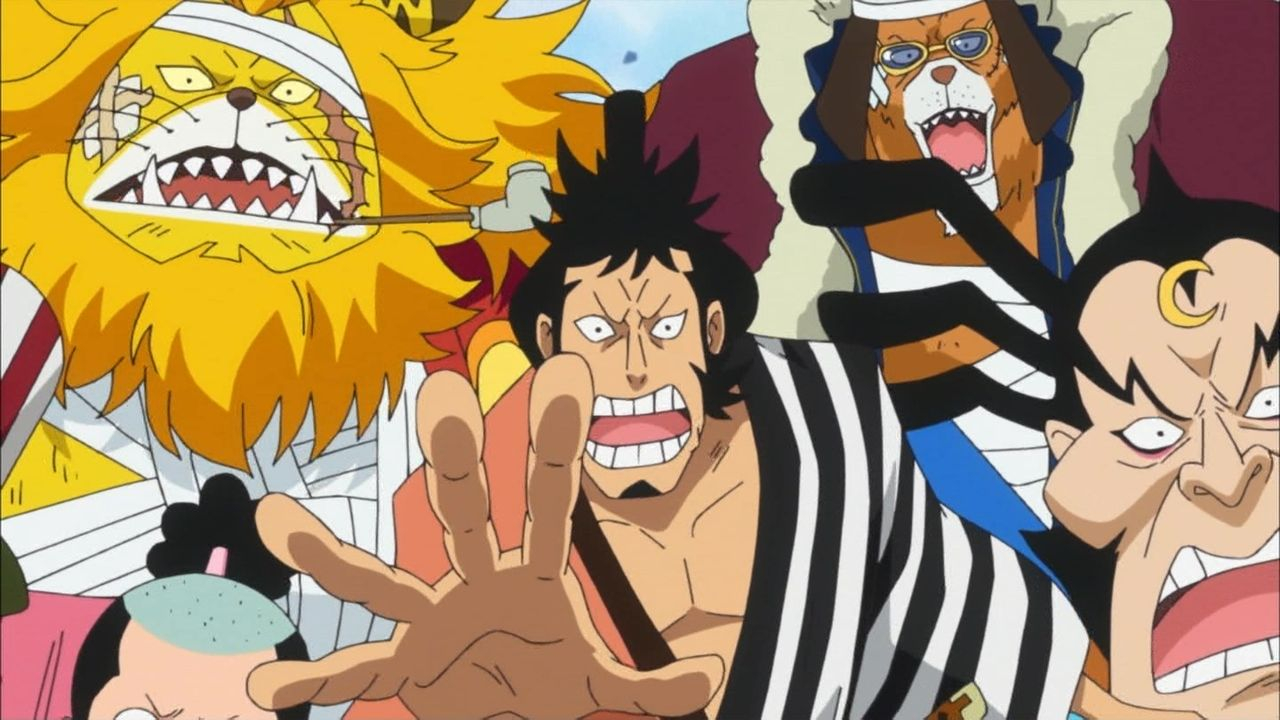One Piece | Nekomamushi, Inuarashi, Kinemon e Raizo surpresos.