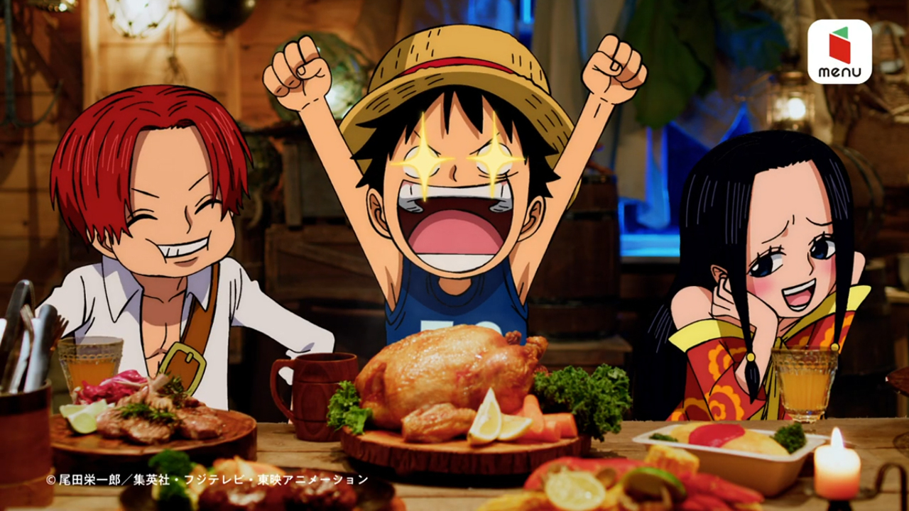 One Piece | Novo comercial japonês de delivery mostra personagens como crianças
