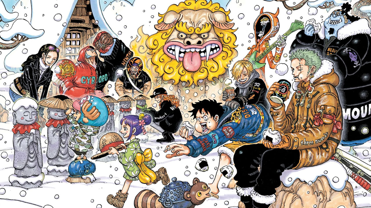 One Piece | Vídeo mostra Eiichiro Oda desenhando a capa colorida do capítulo 1009