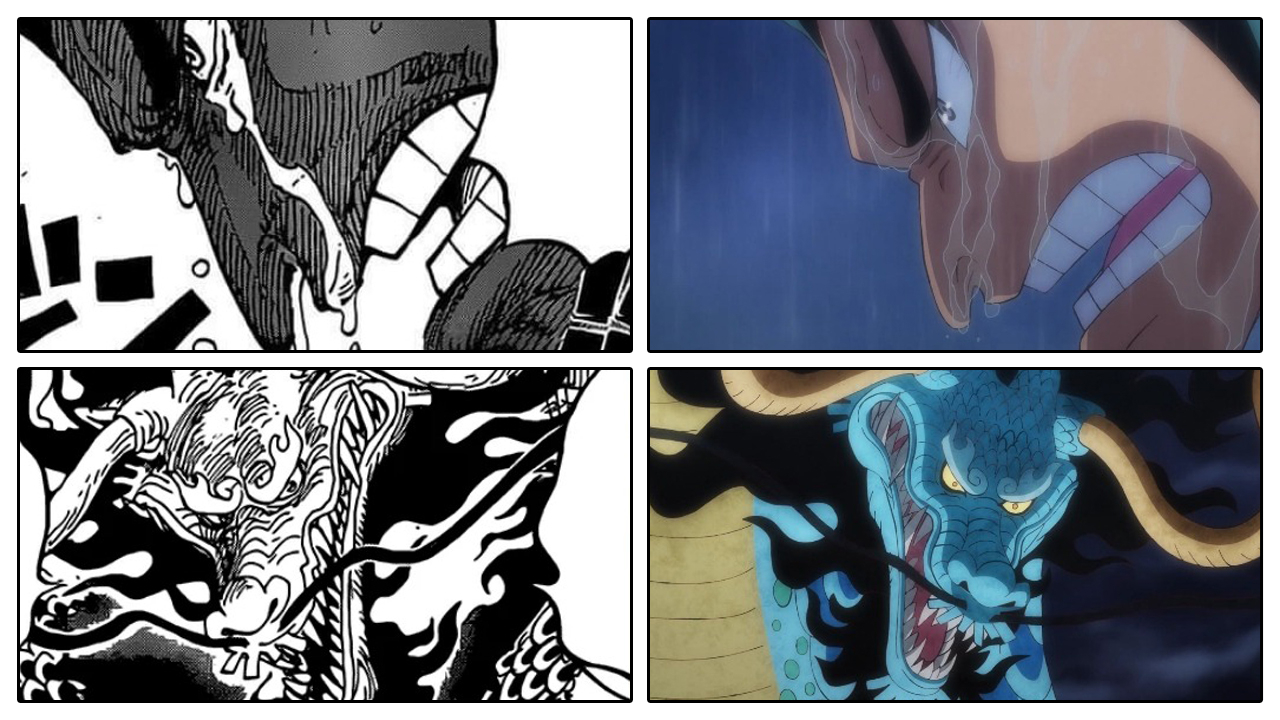 One Piece | Comparação Anime x Mangá do episódio 971