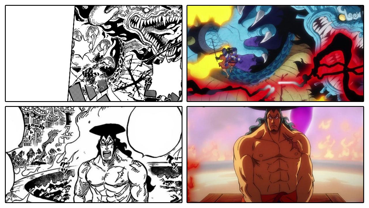 One Piece | Comparação Anime x Mangá do episódio 972