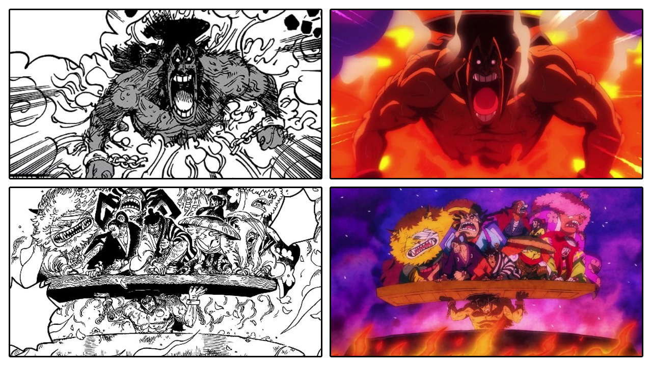 One Piece | Comparação Anime x Mangá do episódio 973