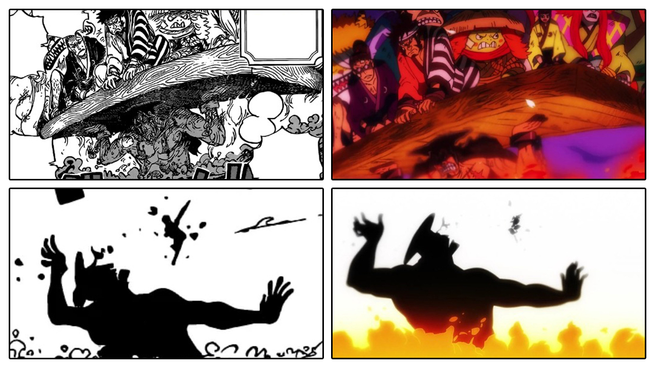 One Piece | Comparação Anime x Mangá do episódio 974