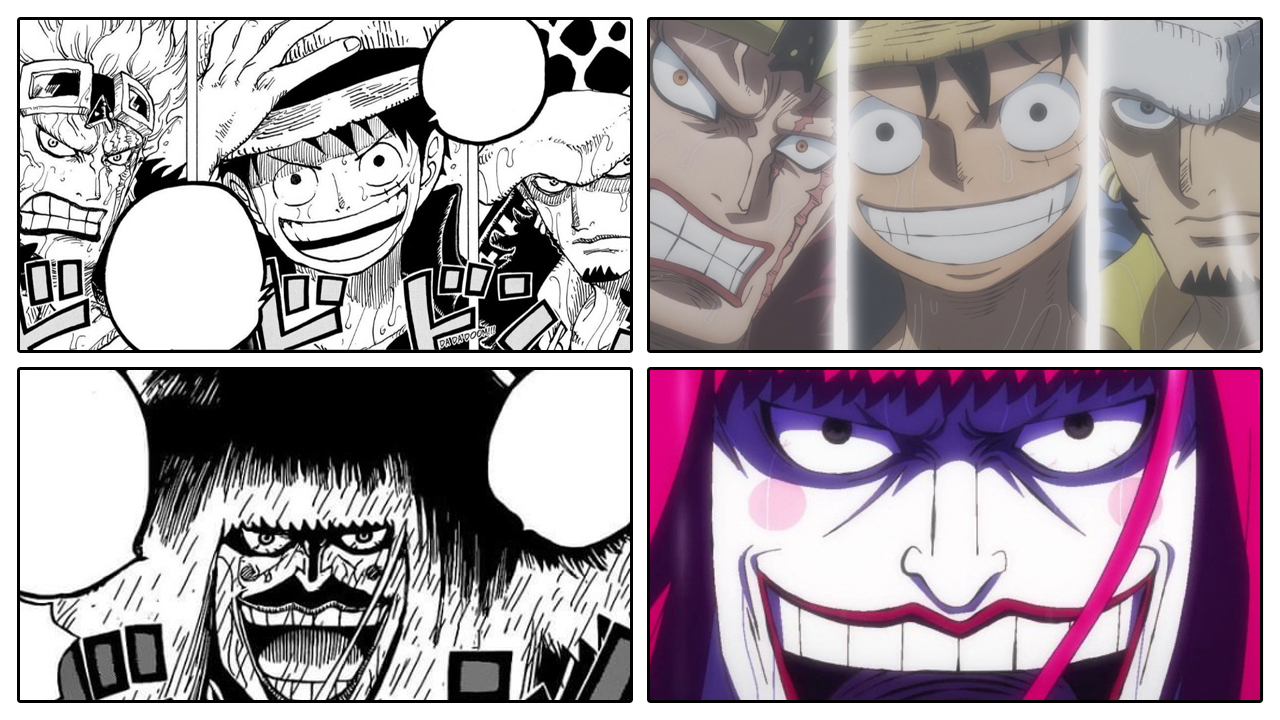 One Piece | Comparação Anime x Mangá do episódio 977