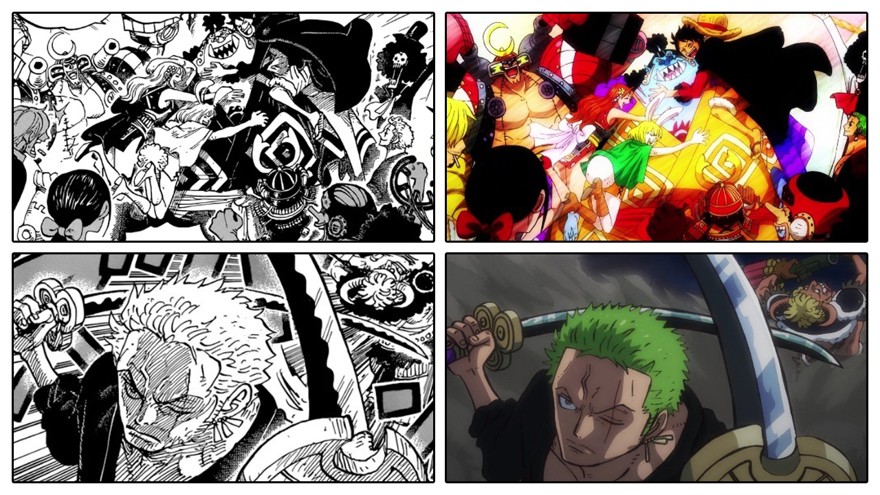 One Piece | Comparação Anime x Mangá do episódio 981