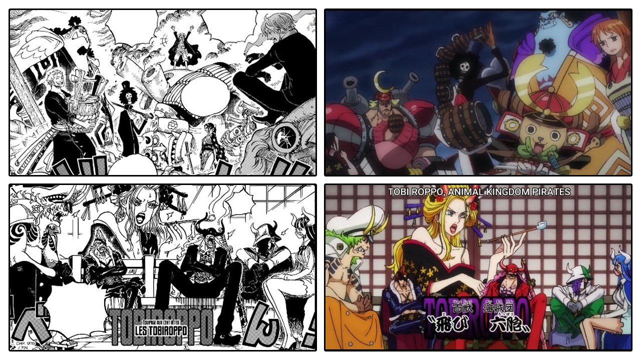 One Piece | Comparação Anime x Mangá do episódio 982